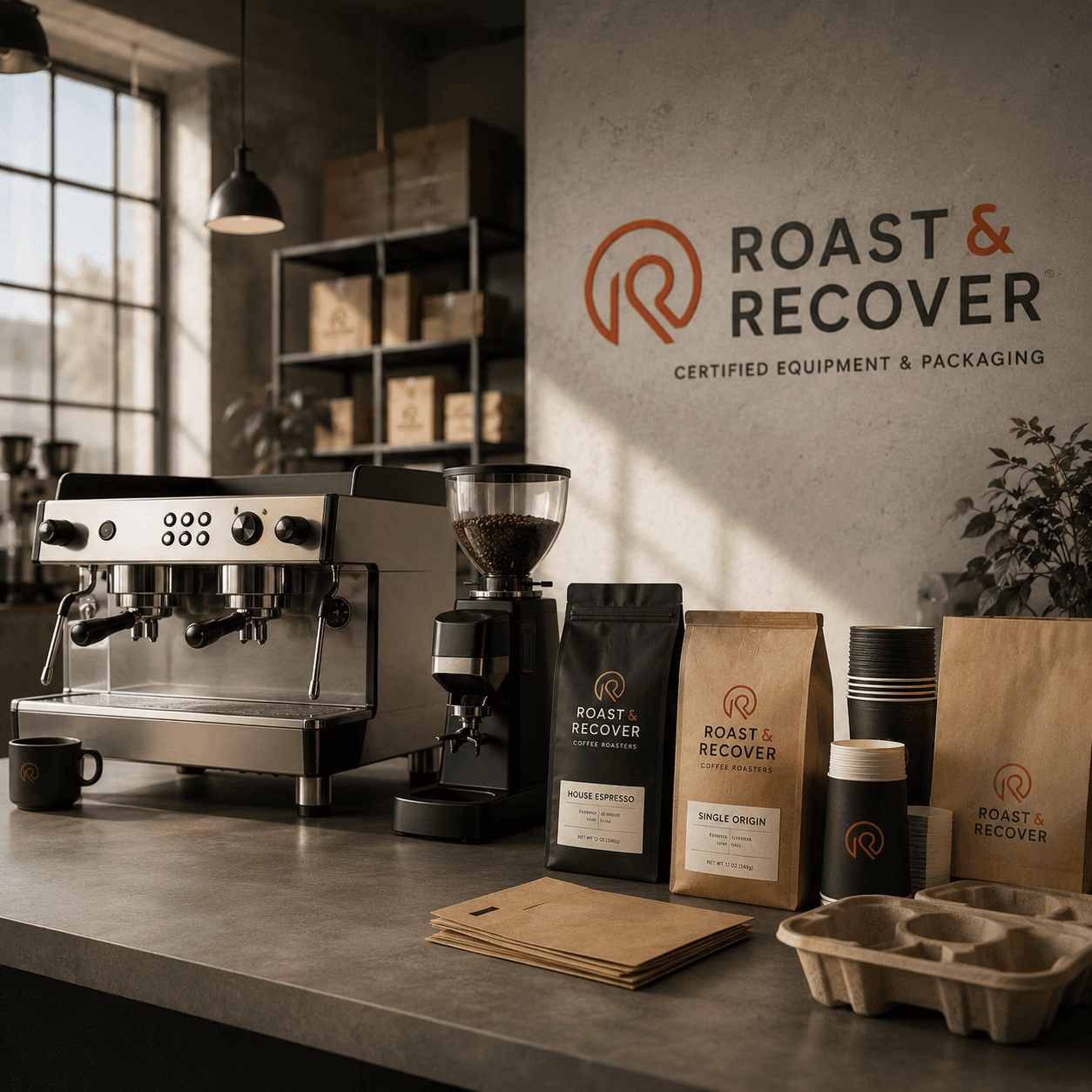 Roast and Recover commercial espresso equipment
